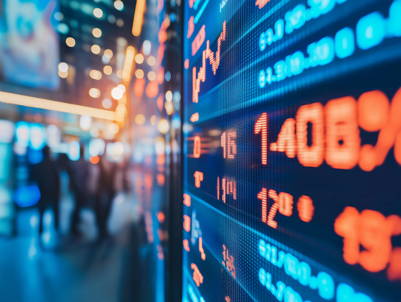 Professional financial dashboard showing analytics and planning metrics
